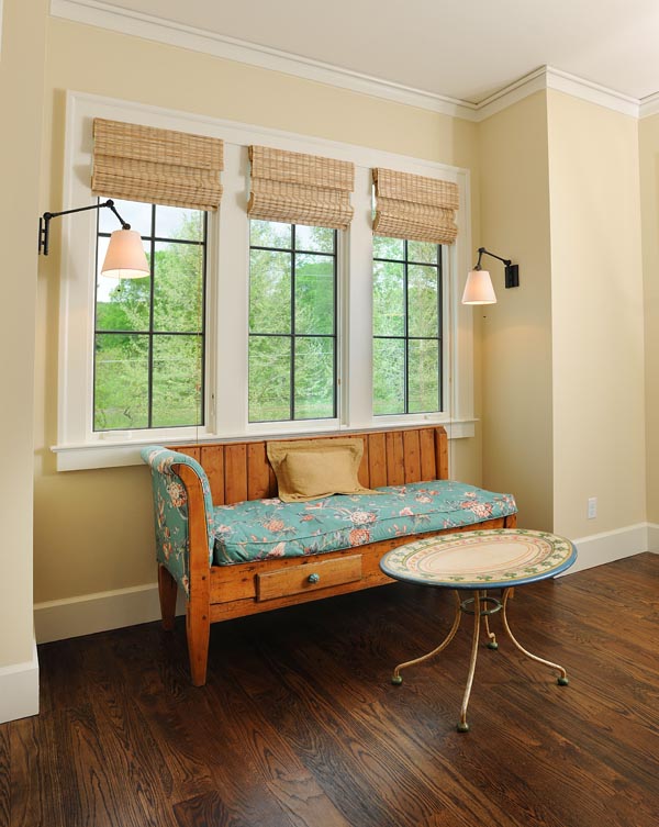 Cosy Sitting area infront of large energy effcient windows in this charmer in Nashville, TN
